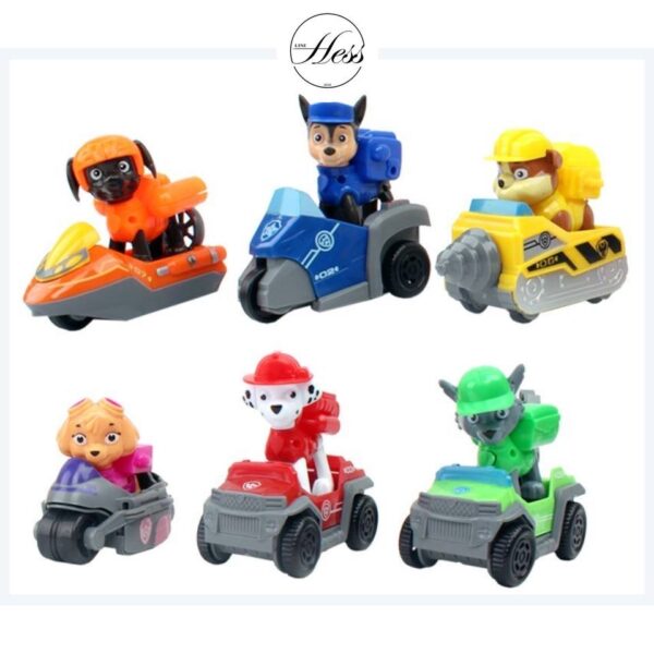 سگ نگهبان 6 عددی با ماشین