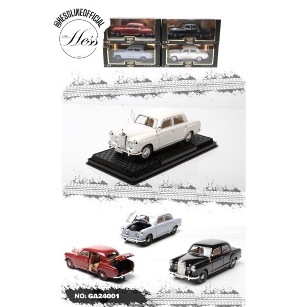 بنز کلاسیک W180 سایز 1:24 موزیکال